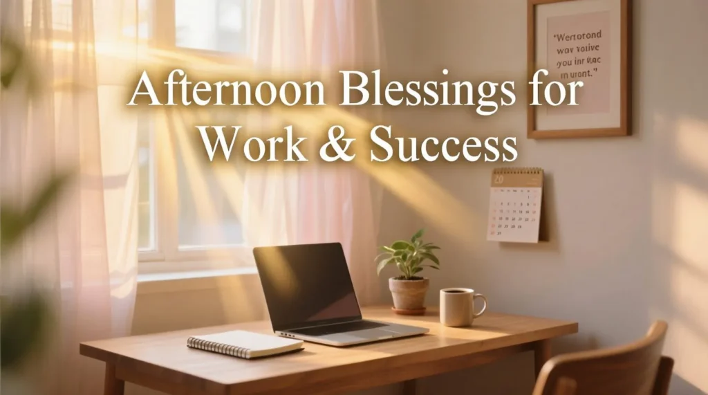 Afternoon Blessings for Work & Success