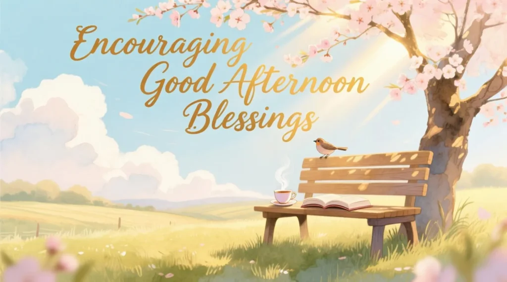 Encouraging Good Afternoon Blessings