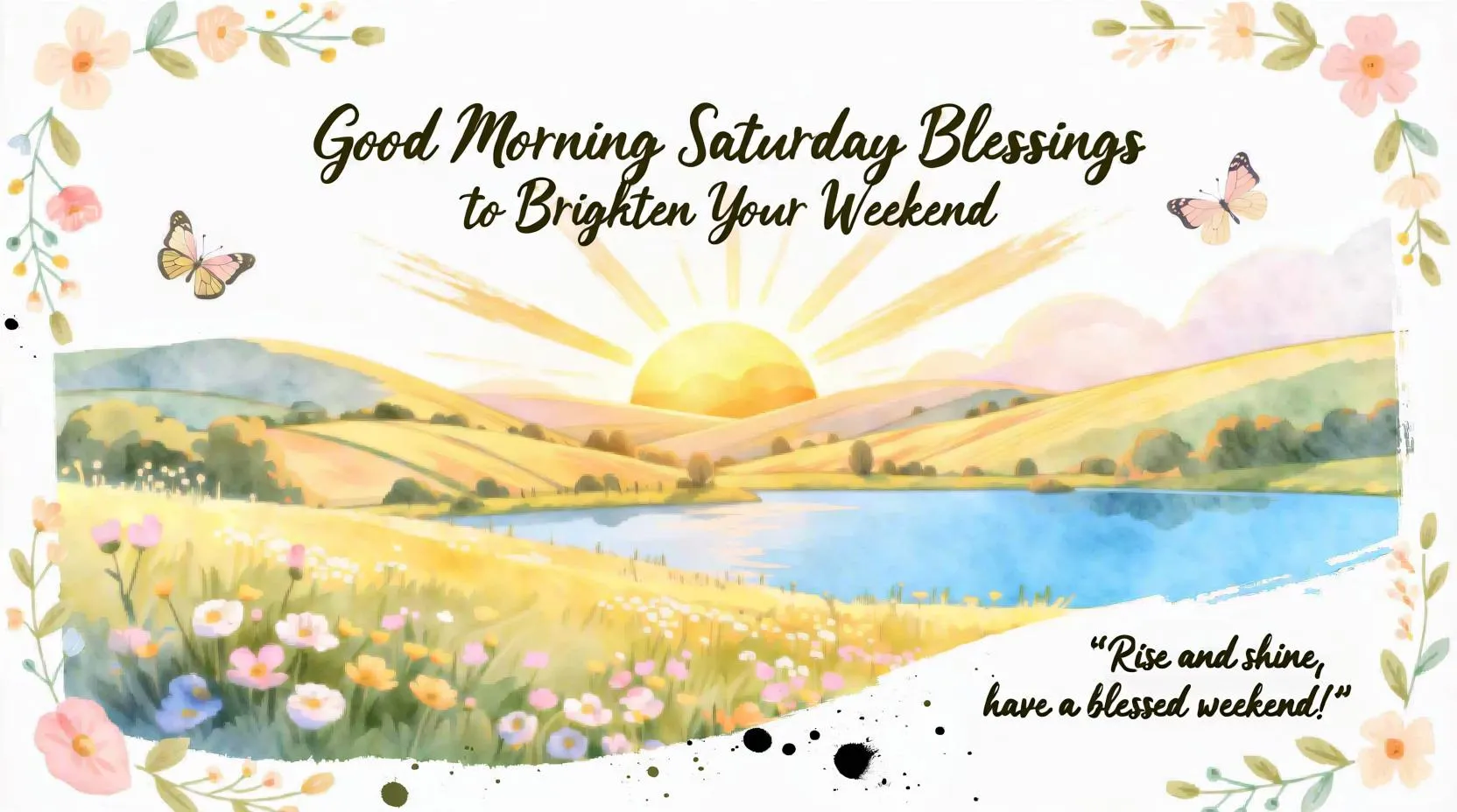 You are currently viewing Good Morning Saturday Blessings to Brighten Your Weekend 🌞