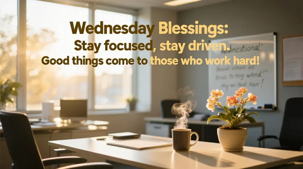 Motivational Wednesday Blessings for Work