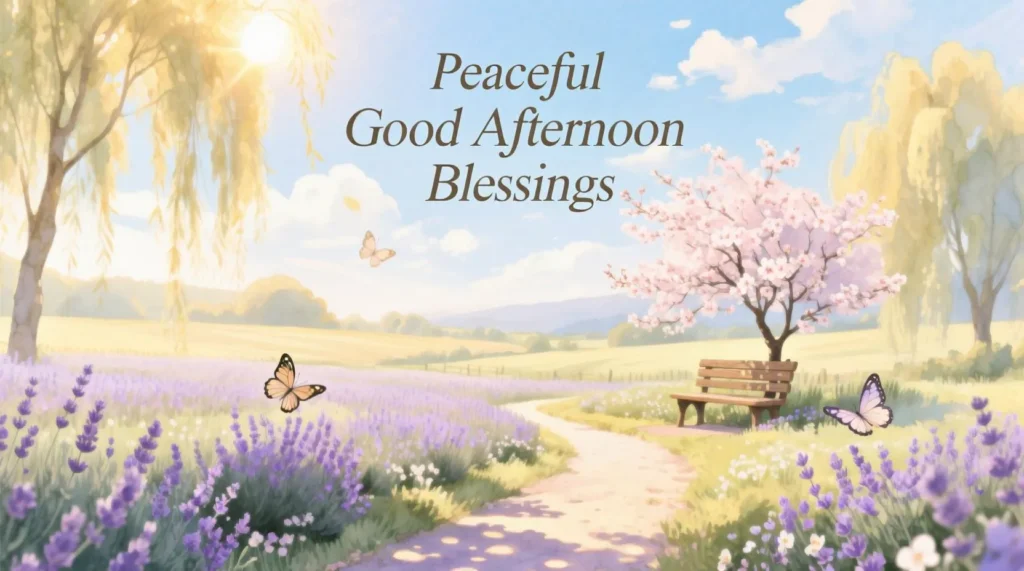 Peaceful Good Afternoon Blessings