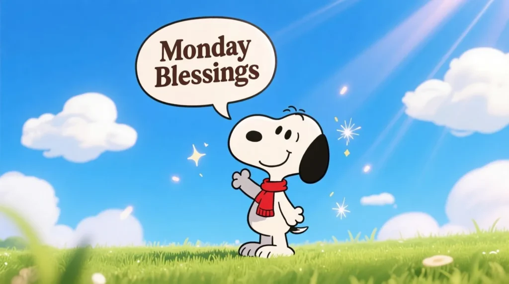 Snoopy Monday Blessings