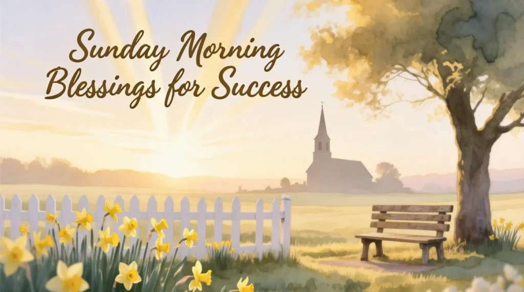 Sunday Morning Blessings for Success