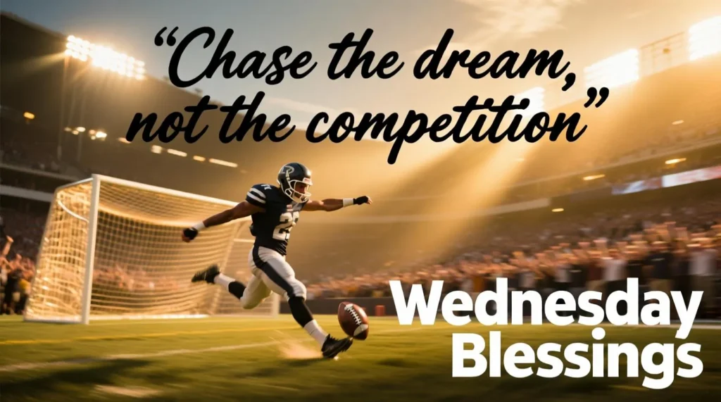 Wednesday Blessings for Football Inspiration