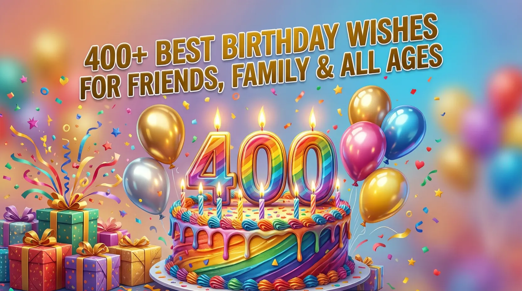 Read more about the article 🎈 400+ Best General Birthday Wishes for Friends, Family & All Ages