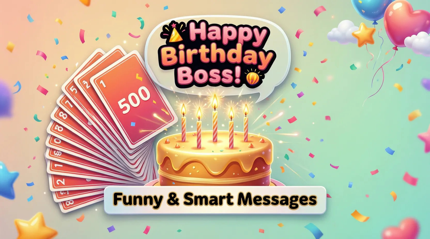 Read more about the article 😂🥳 500+ Funny & Smart Birthday Messages for Your Boss