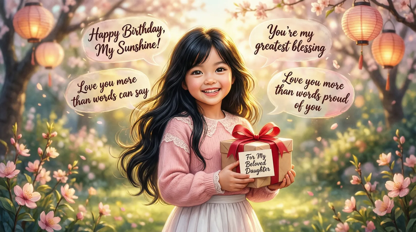 Read more about the article Top 444+ Heartwarming Birthday Messages for Daughter 2026
