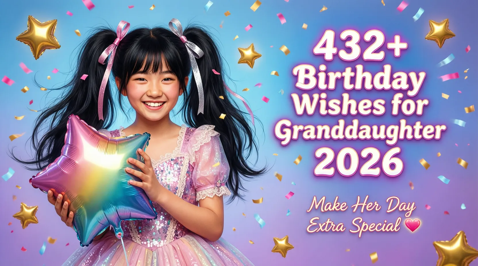 Read more about the article 432+ Birthday Wishes for Granddaughter 2026 – Make Her Day Extra Special 💖