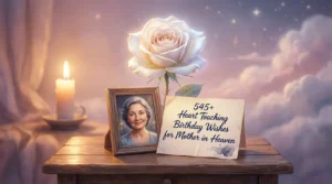 Read more about the article 545+ Heart Touching Birthday Wishes for Mother in Heaven 2026