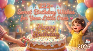 Read more about the article 222+ Sweet Birthday Wishes for Your Little Ones 💖 | 2026 Guide