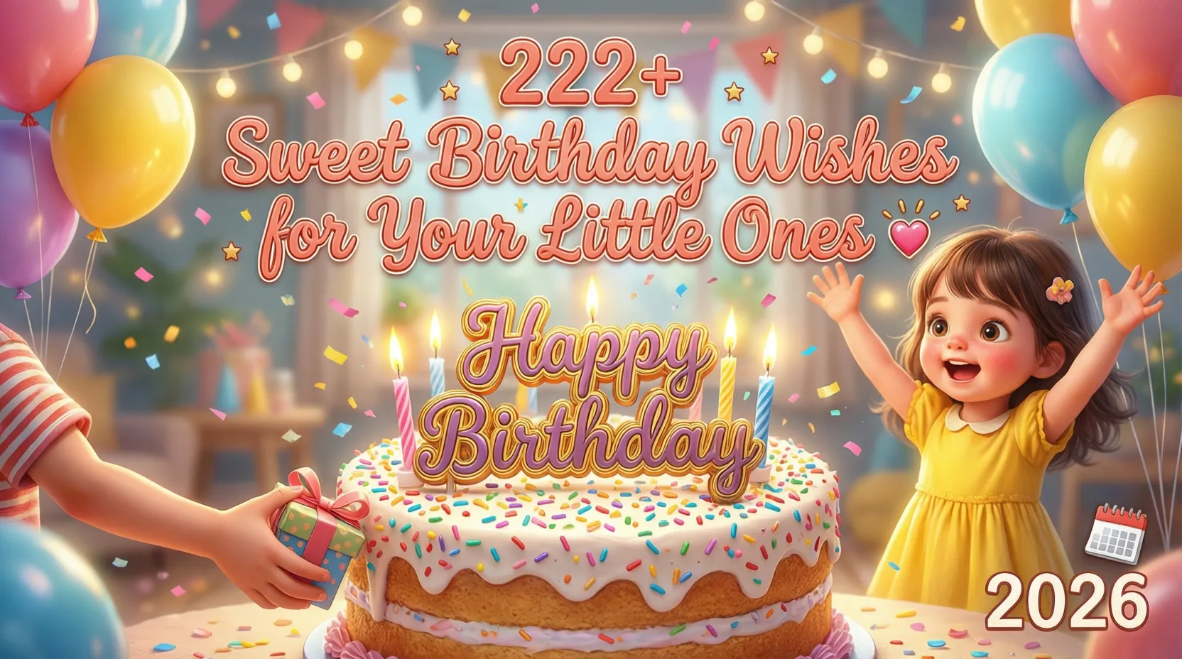 You are currently viewing 222+ Sweet Birthday Wishes for Your Little Ones 💖 | 2026 Guide