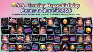Read more about the article 🥳 444+ Trending Happy Birthday Memes to Share in 2026