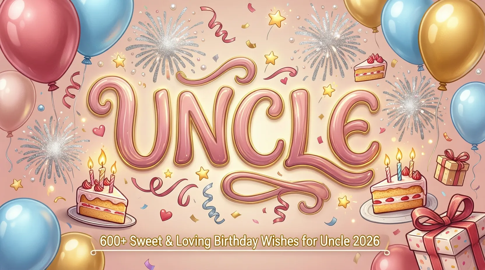 Read more about the article 600+ Sweet and Loving Birthday Wishes for Uncle 2026 🎉💖