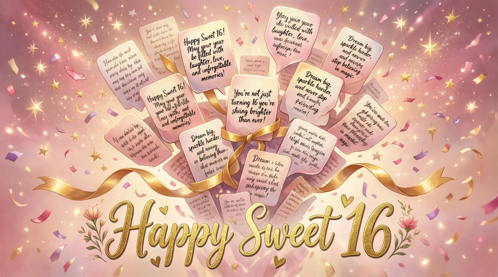 Read more about the article 💖 411+ Happy Sweet 16 Wishes for Your Daughter, Sister, or Friend