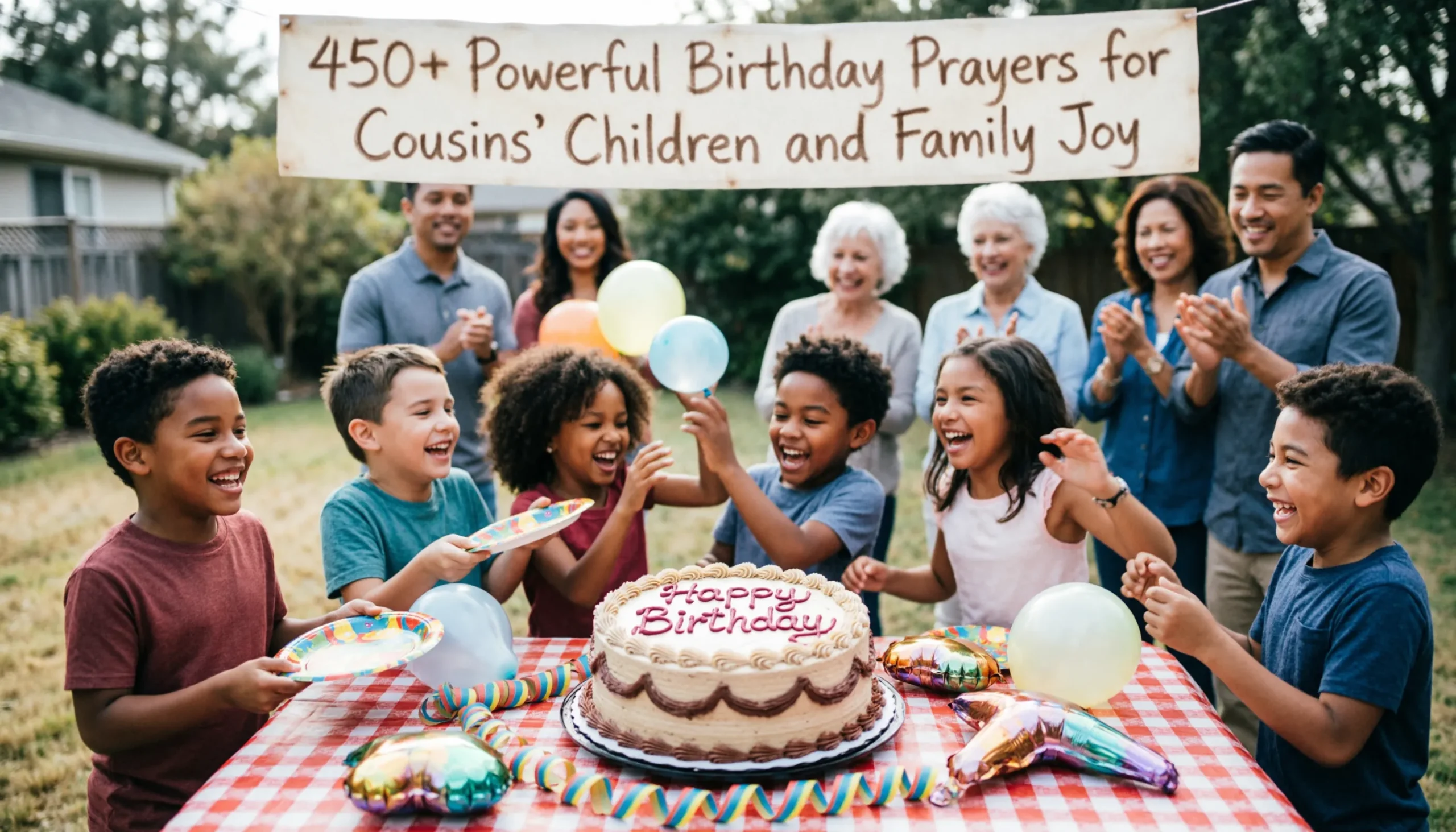Read more about the article 450+ Powerful Birthday Prayers for Cousins’ Children and Family Joy