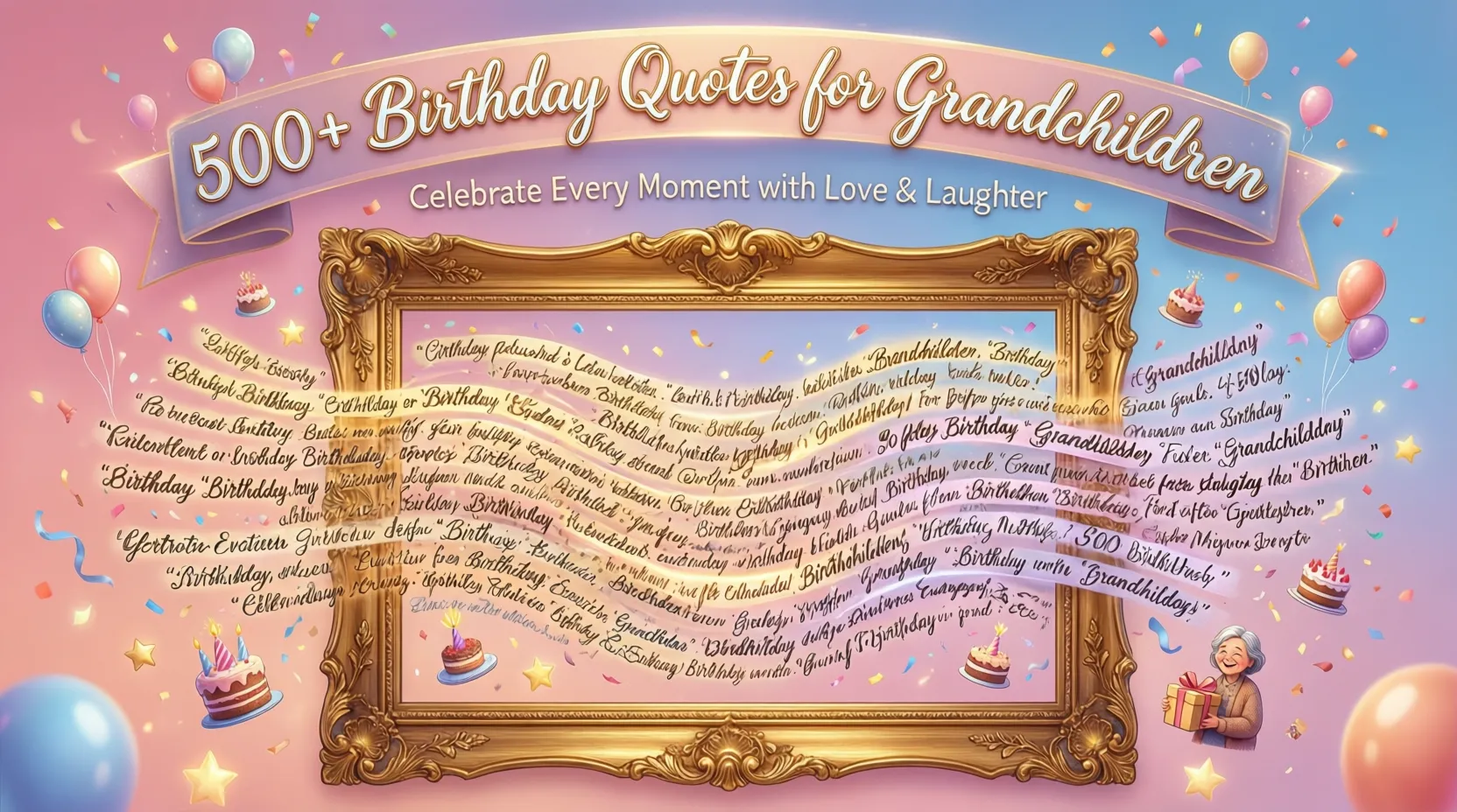 Read more about the article 500+ Cute Birthday Quotes to Make Your Grandchildren Smile 😄 | 2026 Edition