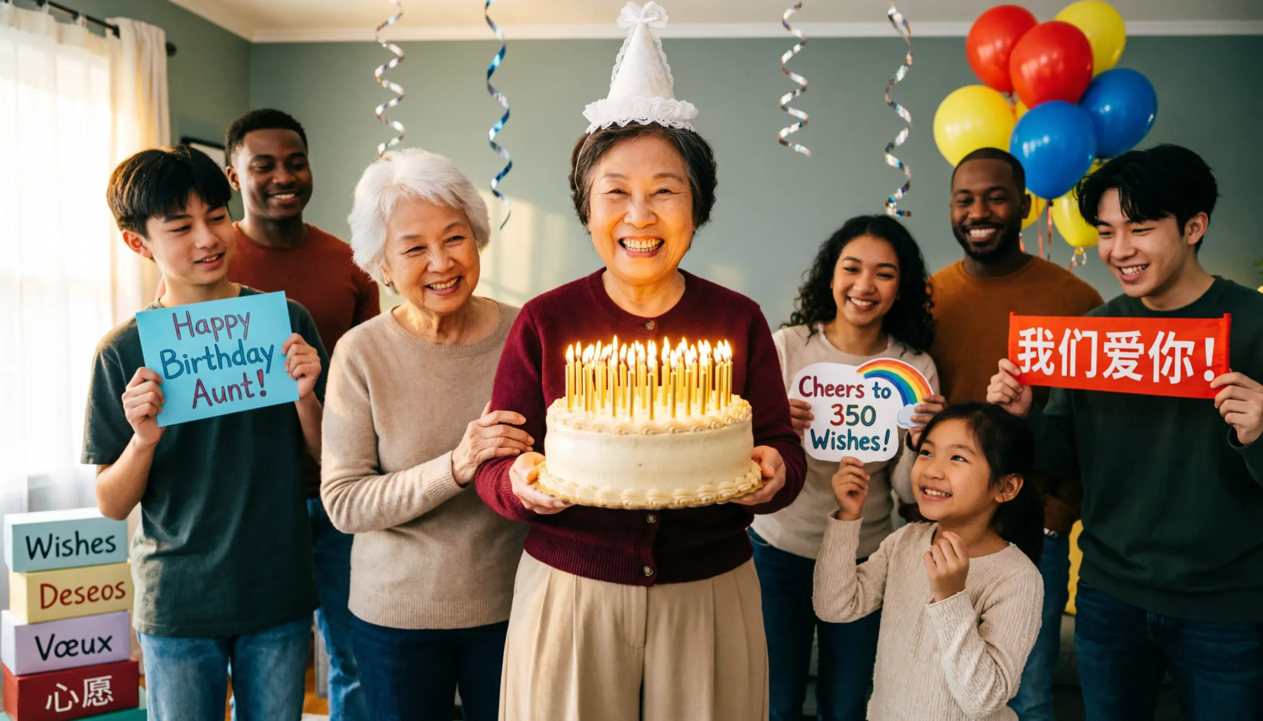 Read more about the article 500+ Birthday Wishes for Aunt Perfect for Cards, Texts & Social Media