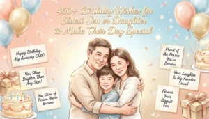 Read more about the article 450+ Birthday Wishes for Eldest Son or Daughter to Make Their Day Special