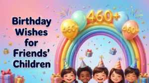 Read more about the article 460+ Birthday Messages to Celebrate Your Friend’s Kids 💕🎉
