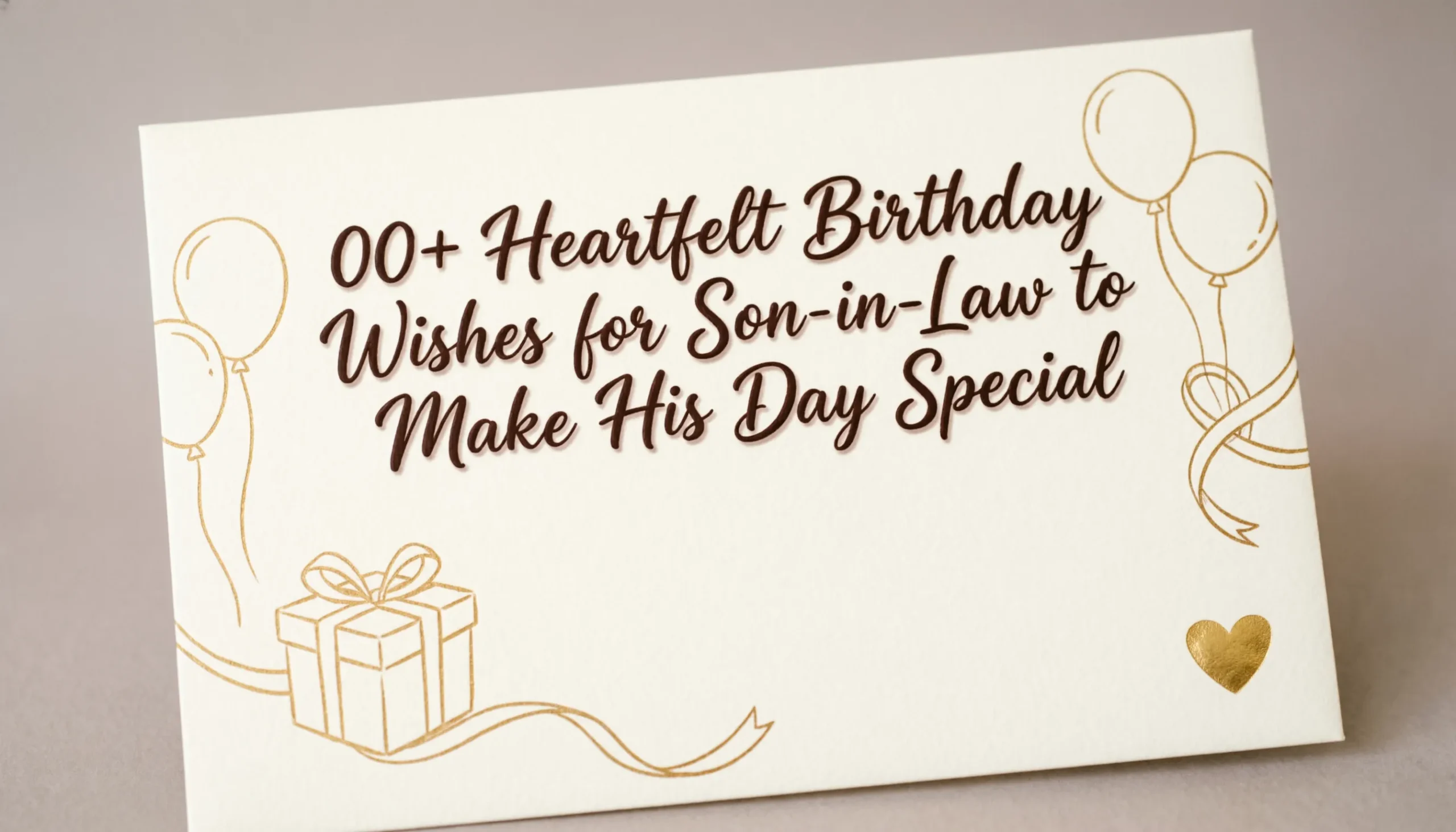 You are currently viewing 600+ Heartfelt Birthday Wishes for Son-in-Law to Make His Day Special