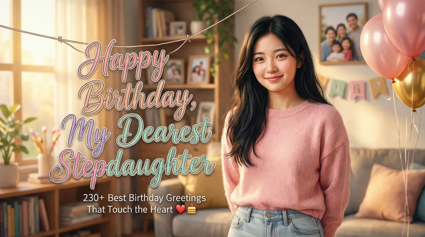 You are currently viewing 230+ Best Birthday Greetings for Stepdaughters That Touch the Heart 💕🎂
