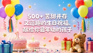 Read more about the article 500+ Sweet and Funny Birthday Wishes for Your Youngest Child