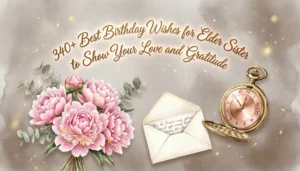 Read more about the article 340+ Best Birthday Wishes for Elder Sister to Show Your Love and Gratitude 💐🎂