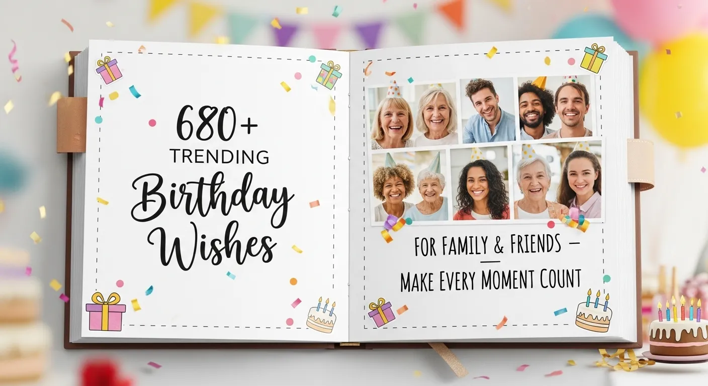 You are currently viewing 680+ Trending Birthday Wishes for Family Friend – Make Every Moment Count