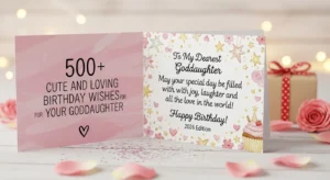 Read more about the article 500+ Cute and Loving Birthday Wishes for Your Goddaughter 💝 (2026 Edition)