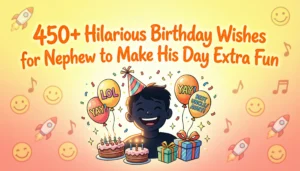 Read more about the article 450+ Hilarious Birthday Wishes for Nephew to Make His Day Extra Fun 🎂😂