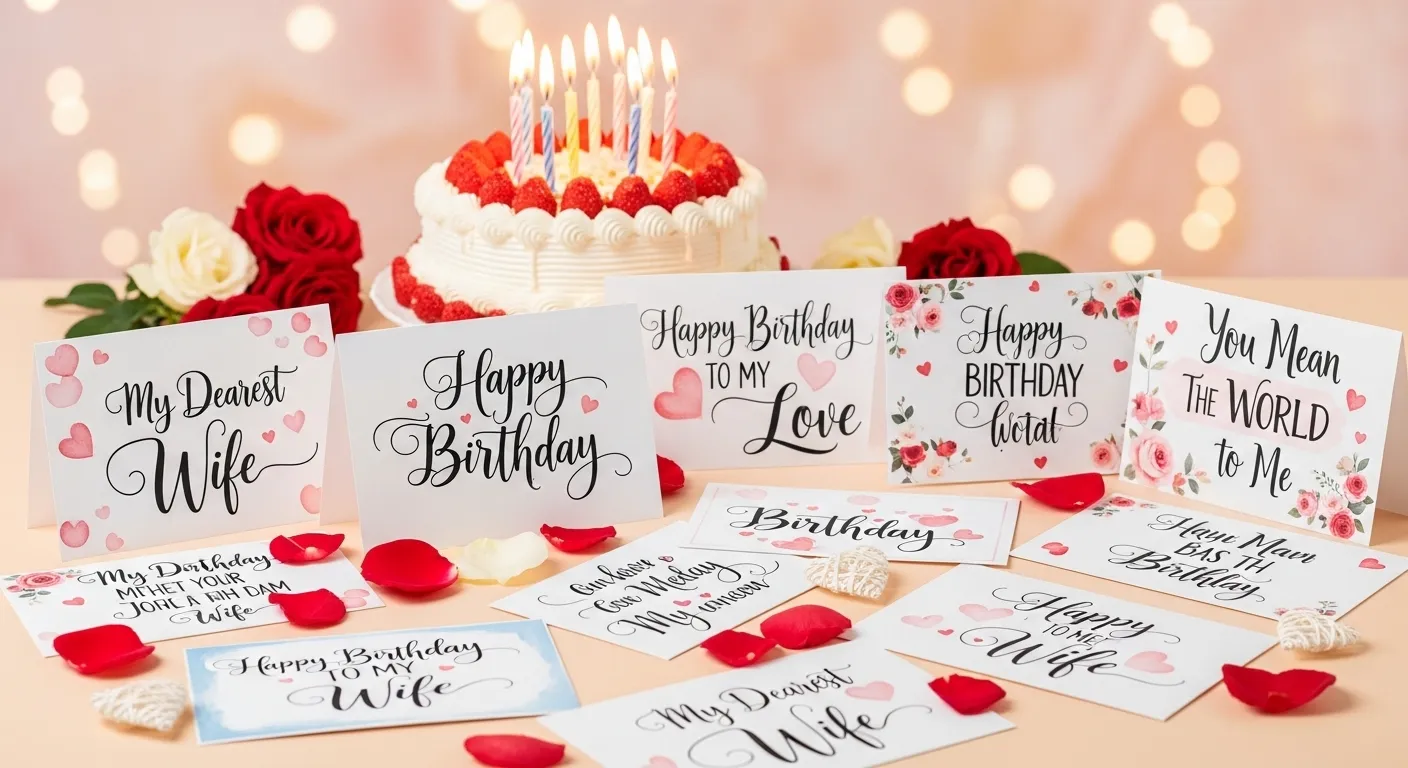 You are currently viewing 600+ Emotional Birthday Wishes for Wife – Heart-Touching Messages to Melt Her Heart 🎂