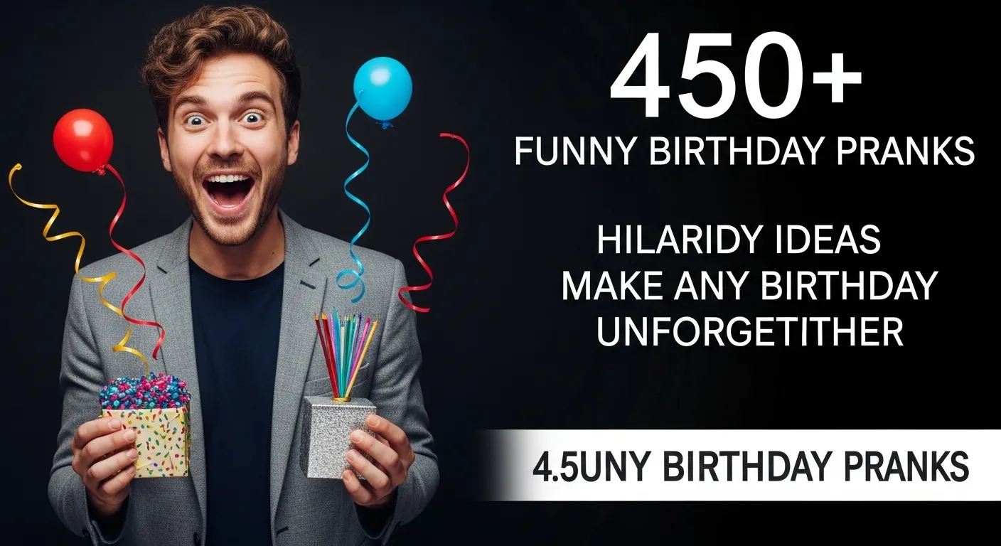You are currently viewing 450+ Funny Birthday Pranks 😂 | Hilarious Ideas to Make Any Birthday Unforgettable 🎂