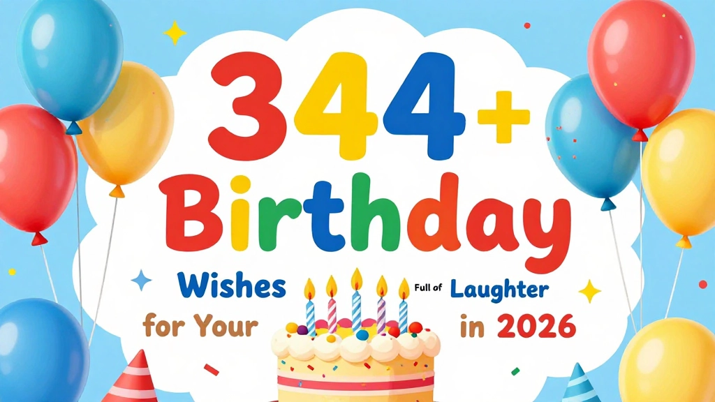 You are currently viewing 344+ Birthday Wishes Full of Laughter for Your Grandson in 2026 😆🎂