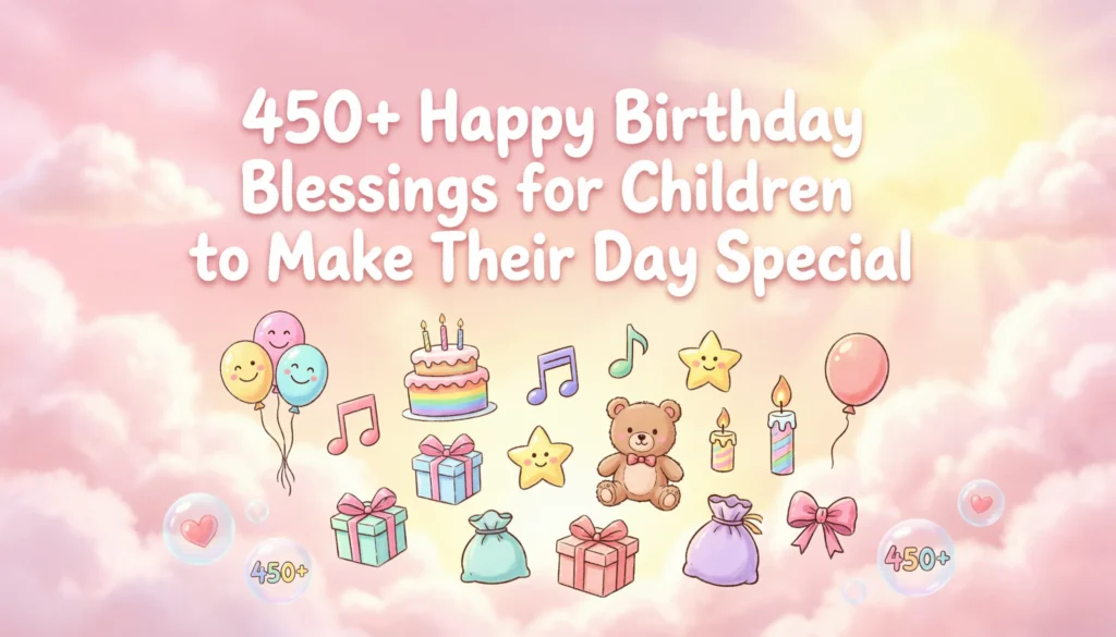 450+ Happy Birthday Blessings for Children to Make Their Day Special