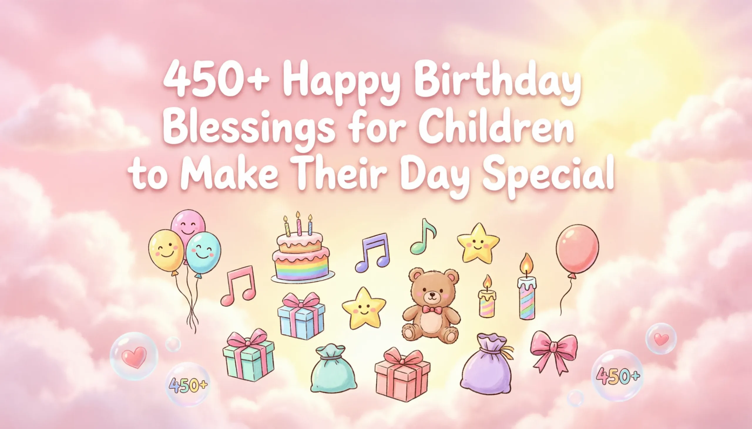 You are currently viewing 450+ Happy Birthday Blessings for Children to Make Their Day Special