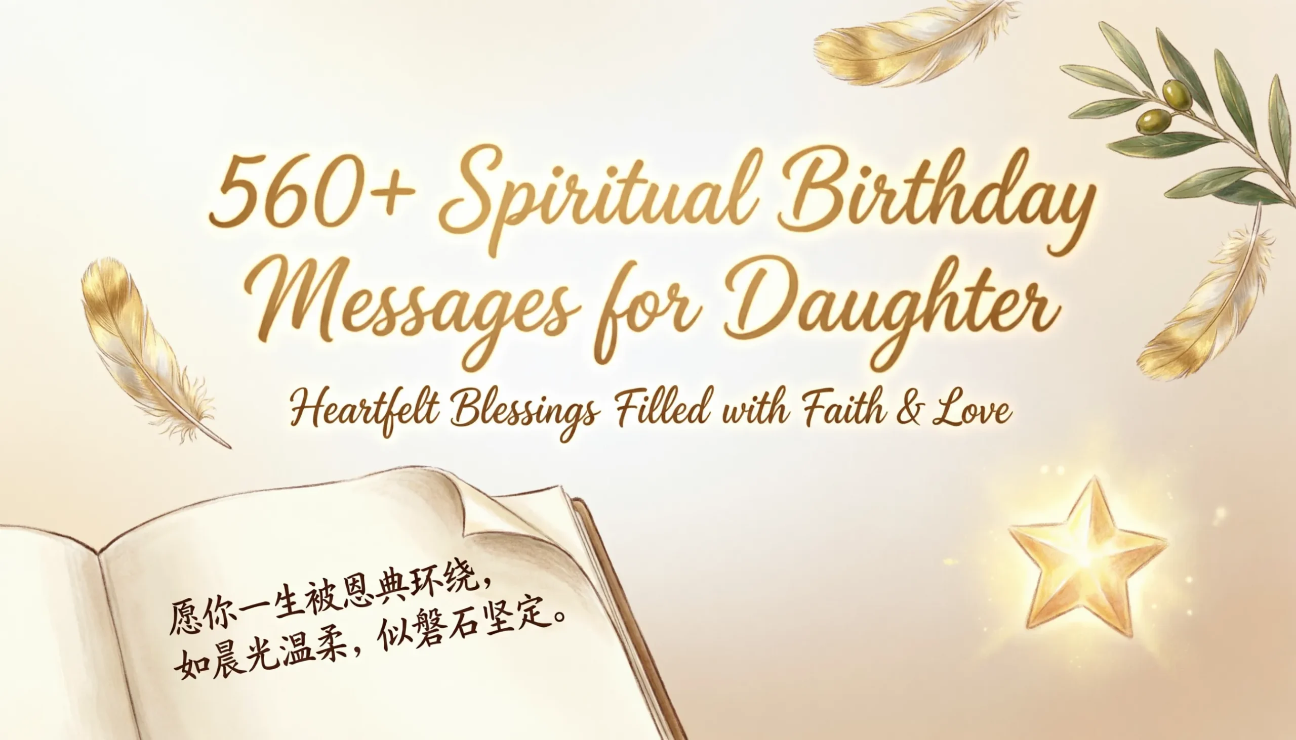 You are currently viewing 560+ Spiritual Birthday Messages for Daughter – Heartfelt Blessings Filled with Faith & Love ✨