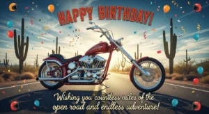 Read more about the article 600+ Best Birthday Wishes for Motorcycle Lovers and Riders 🏍️❤️