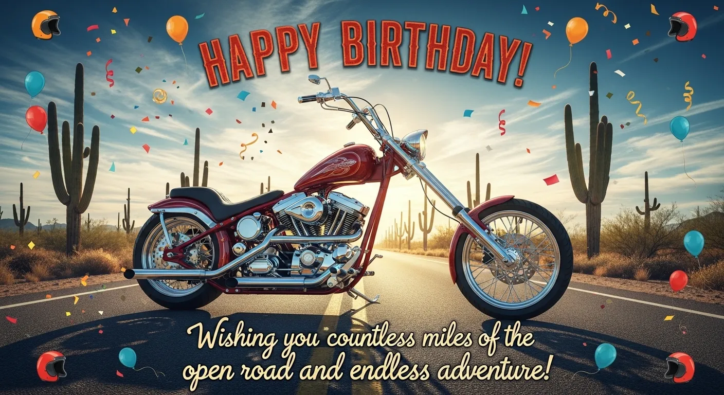 You are currently viewing 600+ Best Birthday Wishes for Motorcycle Lovers and Riders 🏍️❤️