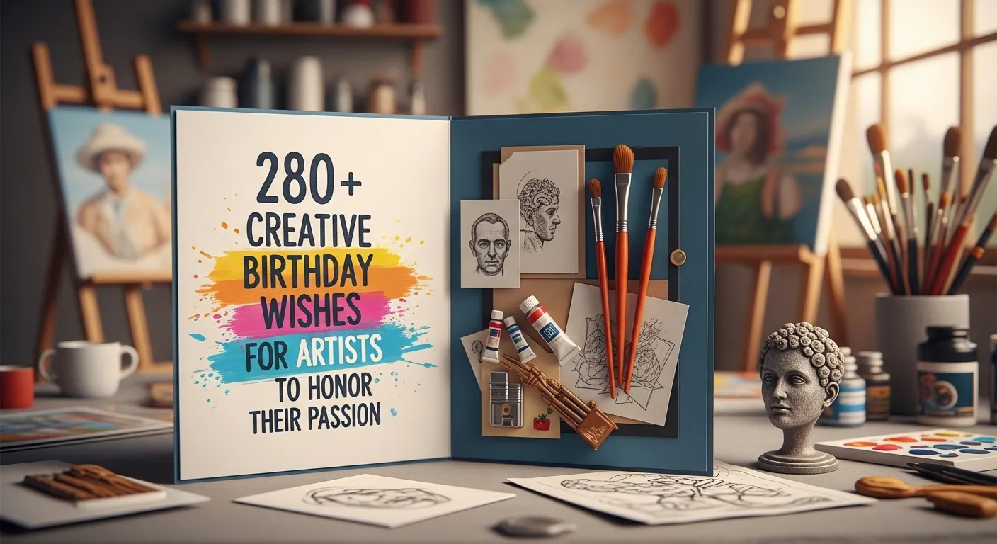 Read more about the article 🎉 280+ Creative Birthday Wishes for Artists to Honor Their Passion