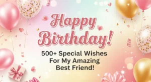 Read more about the article 500+ Special Birthday Wishes for Best Friend Girl That She’ll Love💕💕