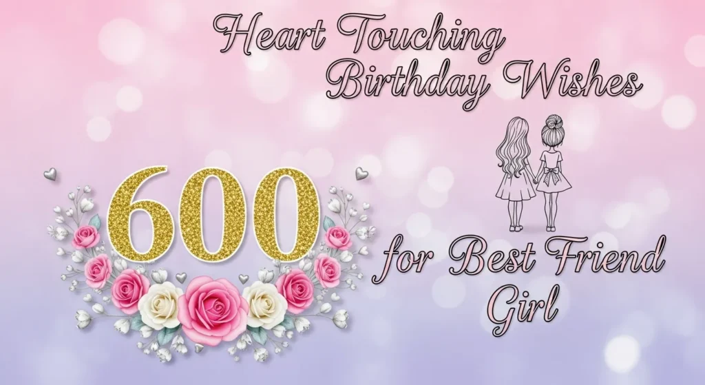 600+ Heart Touching Birthday Wishes for Best Friend Girl 💕👭