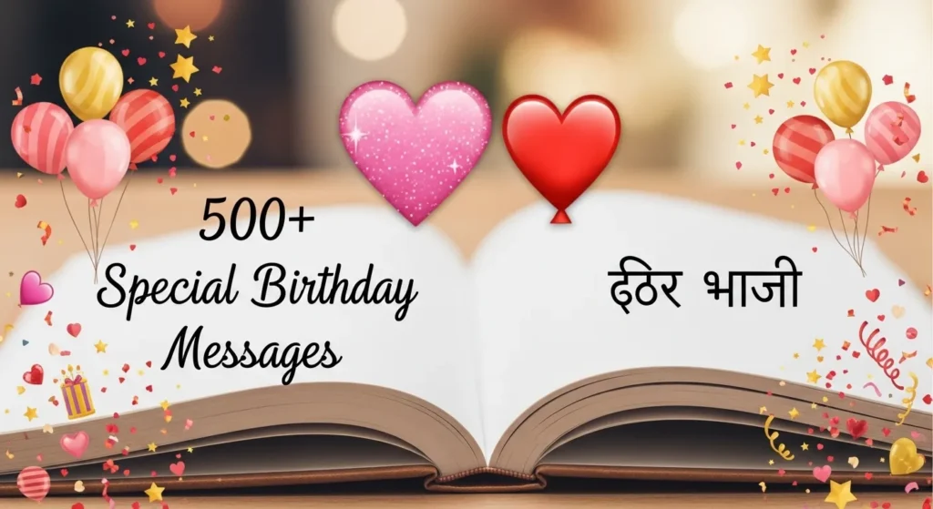 500+ Special Birthday Messages for Bhanji in Marathi 💝🎈