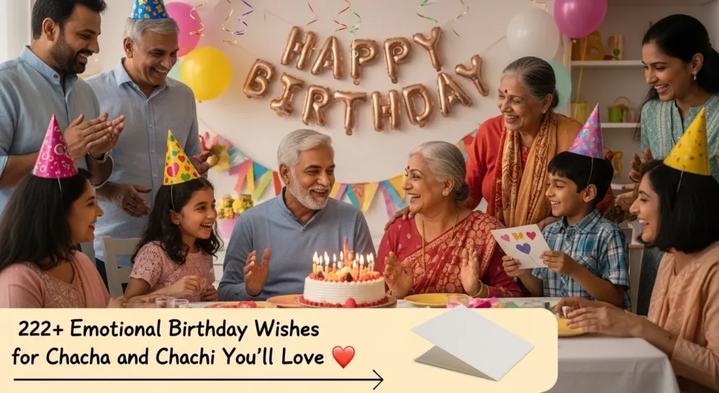 222+ Emotional Birthday Wishes for Chacha and Chachi You’ll Love 💖