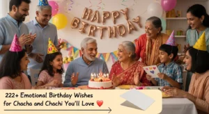 Read more about the article 222+ Emotional Birthday Wishes for Chacha and Chachi You’ll Love 💖