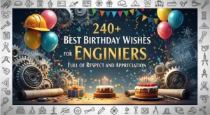 Read more about the article 240+ Best Birthday Wishes for Engineers Full of Respect and Appreciation