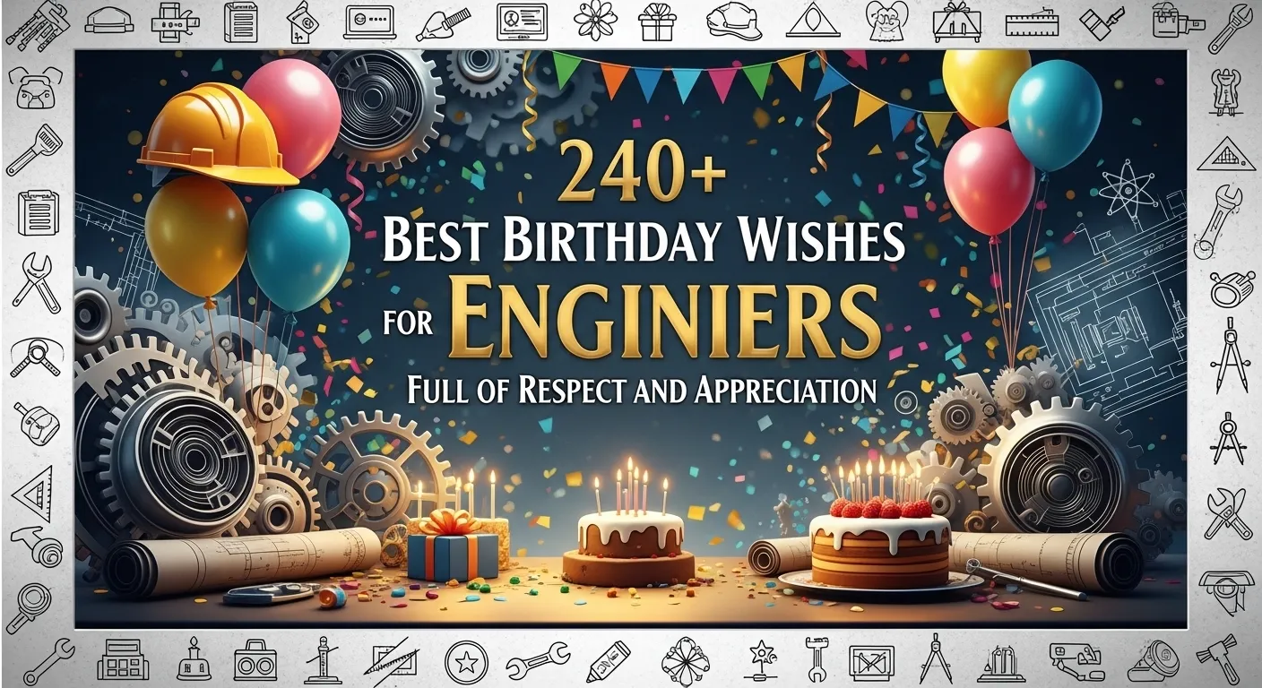 You are currently viewing 240+ Best Birthday Wishes for Engineers Full of Respect and Appreciation