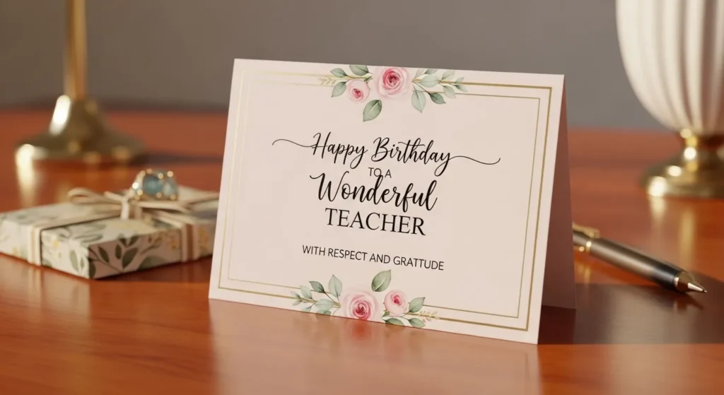 560+ Best Birthday Wishes for Female Teacher to Show Respect and Gratitude