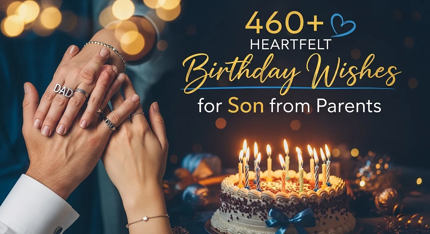 Read more about the article 460+ Heartfelt Birthday Wishes for Son from Parents 🎂💙