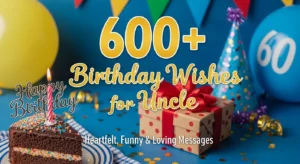 Read more about the article 600+ Birthday Wishes for Uncle – Heartfelt, Funny & Loving Messages 🎂