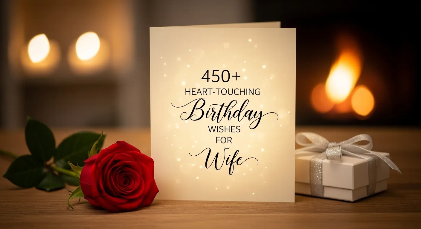 Read more about the article 450+ Heart-Touching Birthday Wishes for Wife from Husband